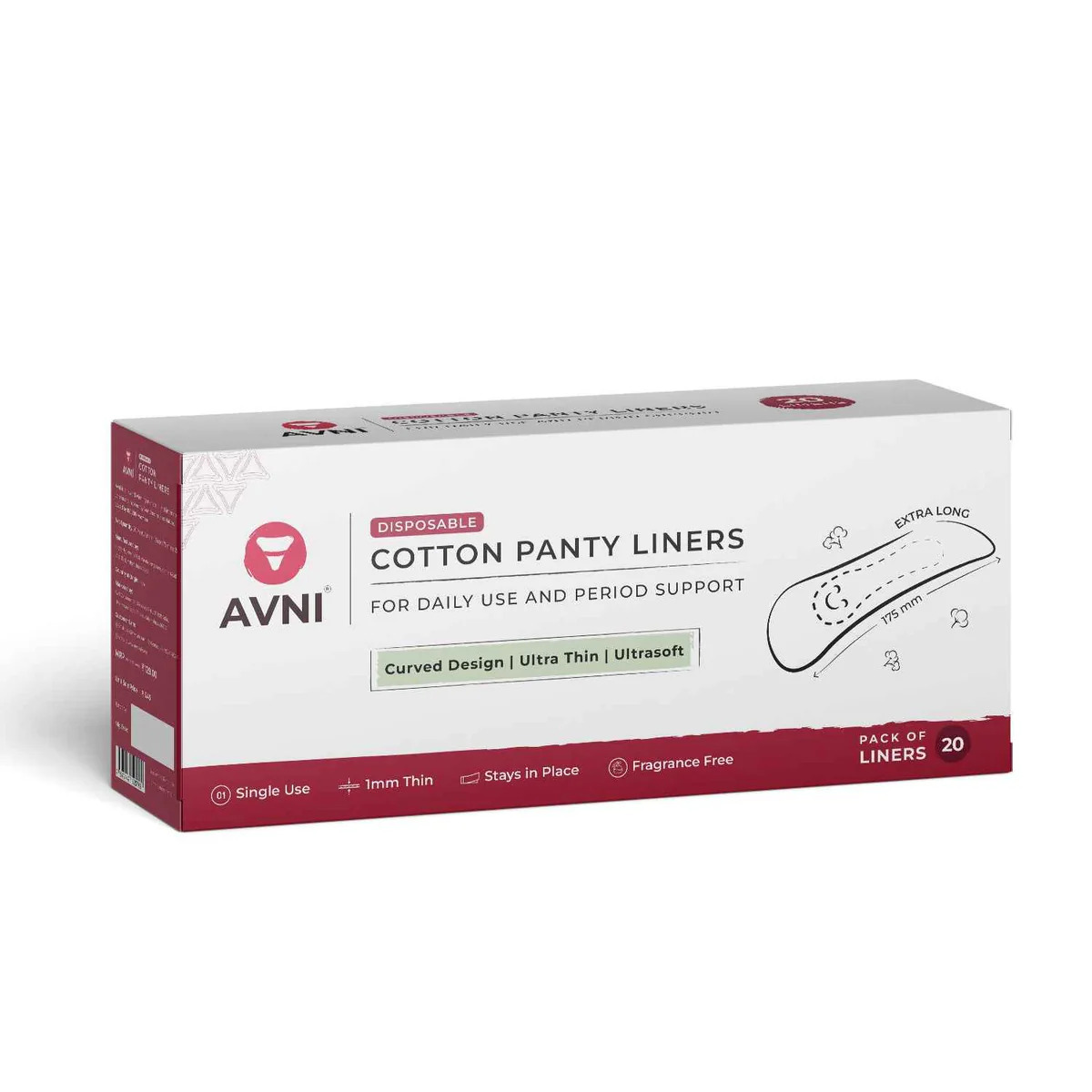 Panty Liners - Disposable Cotton Pads